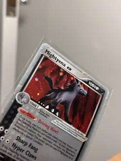 Pokemon Mightyena EX Holon Phantoms 101/110 Ultra Rare Holo Card English 2006 - Image 3