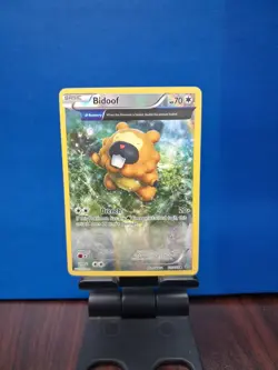 Pokemon TCG Bidoof Uncommon Reverse Holo Card 117/160 NM - Image 1