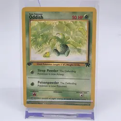 Oddish 1st Edition Team Rocket 63/82 Common Pokemon Card WOTC 1999-2000 Vintage - Image 1