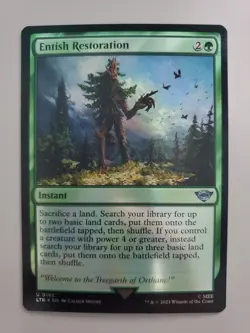 MTG Entish Restoration LotR: Tales of Middle-earth Foil Uncommon - Image 1