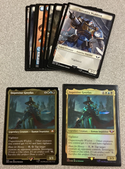 Opened And Sleeved Forces of the Imperium Commander Deck MTG Warhammer 40K - Image 1