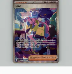 IONO 237/091 SPECIAL ILLUSTRATION RARE PALDEAN FATES POKEMON NM - Image 1
