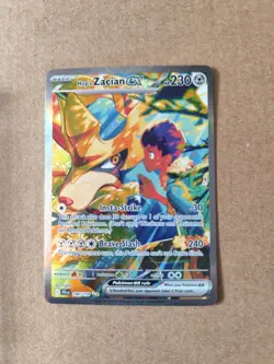 Pokemon TCG Journey Together Hops Zacian EX Card 186/159 Full Art - Image 3