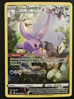 Hisuian Goodra GG21/GG70 Crown Zenith Galarian Gallery Holo Rare Pokemon 2023 NM - Image 1