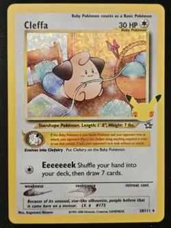 Cleffa 20/111 Celebrations Classic Collection Stamped Holo Pokemon TCG 2021 NM - Image 1