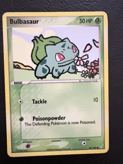 Pokemon TCG Bulbasaur EX Crystal Guardians 45/100 Regular Common MP - Image 1