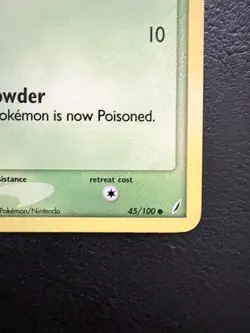 Pokemon TCG Bulbasaur EX Crystal Guardians 45/100 Regular Common MP - Image 5