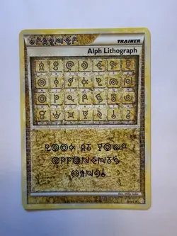 Pokemon Alph Lithograph #ONE HeartGold & Silver - Image 1