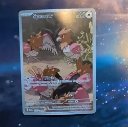 Pokemon TCG Spearow 151/132 Me01 Illustration Rare Holo Basic 60 HP Eng - Image 1