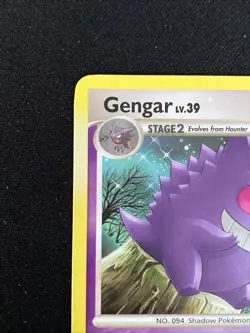 Pokemon TCG Gengar 27/130 - English Diamond & Pearl Regular Rare Non Holo HP - Image 3