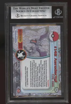BGS 9.0 Aerodactyl #142 2000 Topps Chrome Pokemon *POP 1* - Image 2