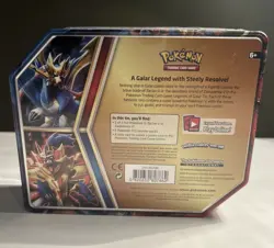 Pokemon TCG Legends of Galar Tin Zacian V 2020 Factory Sealed New - Image 2