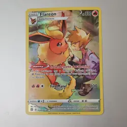 Pokemon Flareon TG01/TG30 Brilliant Stars Trainer Gallery Ultra Rare Holo 110HP - Image 1
