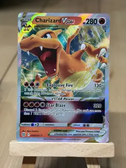 Charizard VSTAR 018/172 Brilliant Stars Ultra Rare Full Art Pokemon DING - Image 1