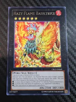 Yugioh Hazy Flame Basiltrice CBLZ-EN049 Rare Unlimited MP - Image 1