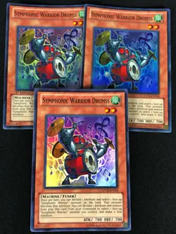 YUGIOH SYMPHONIC WARRIOR DRUMSS STOR-EN034 SUPER X3 (NM) TWO ARE 1ST - Image 1