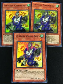 YUGIOH SYMPHONIC WARRIOR BASSES STOR-EN033 SUPER X3 (NM) ONE IS 1ST - Image 1