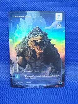 Wonders of the First Formless Foil Triton Behemoth 1st Edition Rare - Image 1