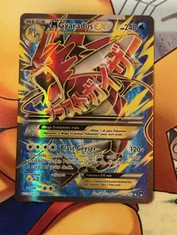 🔥TCG Pokemon XY BREAKPOINT Mega Gyarados EX Full Art 115/122 Card M/NM✨ - Image 1