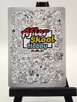 After Skool Hobby V2 #76 Ditto Mewtwo Holo Fan Art Card Genetic Mystery Pokemon - Image 2