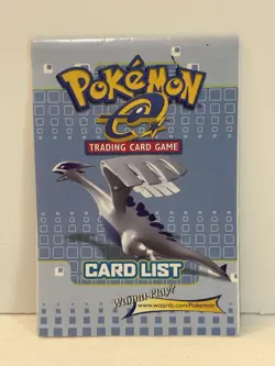 Aquapolis Card List Theme Deck Insert Pokemon E WOTC - Image 1