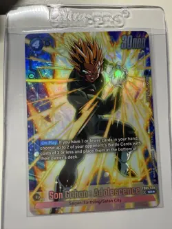 Son Gohan Adolescence FB03-039 Alternate Art Dragon Ball Card English Fusion - Image 1
