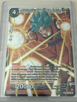BT28-112 SR SSB Son Goku, Power Through Evolution Dragon Ball Z Super Card Game - Image 1