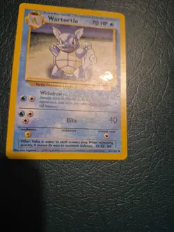 2000 POKEMON GAME PROMO Trading Card WARTORTLE #63/130 WIZARD GOLD STAMP - Image 4