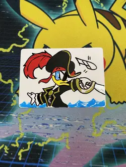 Disney Lorcana Signed & Sketch Card Donald Duck - Paperino- Federico M. Cugliari - Image 1