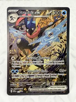 Greninja ex 132 SVP Black Star Promo: Holo Pokemon Card English - Image 1