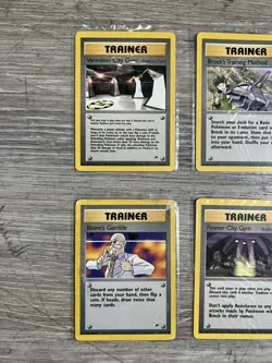 Lot of 6 Vintage Pokemon Various Trainer Cards Good Condition - Image 3