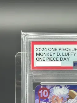 PSA 10 Monkey D. Luffy ST10-006 SR One Piece Day Card 2024 Japanese OP Japan - Image 3