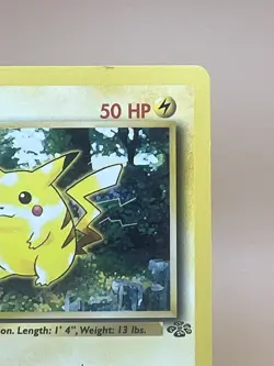 1st Edition Pikachu 60/64 Jungle Set Rare Vintage Pokemon Card - LP - Image 4