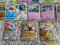 Nice 450+pc Pokemon Card Lot Incl Foils V EX Holos Rares C/UC 2020s-2025 Sets - Image 3