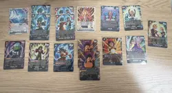 Dragon Ball Fusion World FB09 SR Lot Dual Evolution Super Rare Lot Cards NM - Image 1