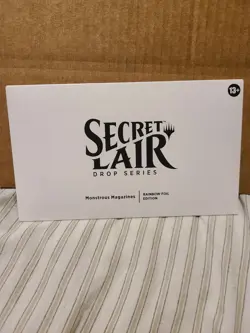 MTG Magic Secret Lair Monstrous Magazines Foil Sealed w Uril, Koma & Mazirek - Image 1