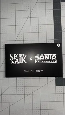Sealed MTG Secret Lair X Sonic The Hedgehog Friends & Foes Rainbow Foil Edition - Image 1