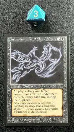MTG The Abyss Legends English Lightly Played - Image 1