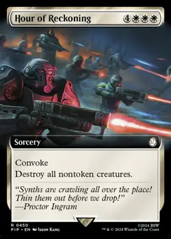 MTG Magic the Gathering Hour of Reckoning (450/1098) Fallout LP - Image 1