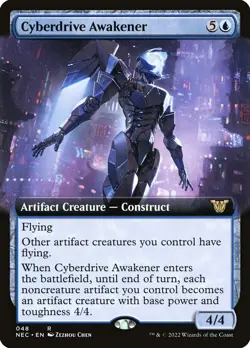 MTG Cyberdrive Awakener (48/204) Kamigawa Neon Dynasty Commander NM - Image 1