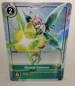 Flower Cannon Alternate Alt Art | NM/M BT1-110 R Digimon Card Game BT1 110 TCG - Image 1