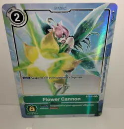 Flower Cannon Alternate Alt Art | NM/M BT1-110 R Digimon Card Game BT1 110 TCG - Image 2