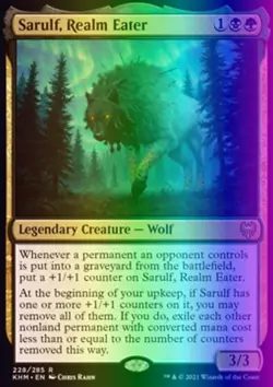 MTG Magic the Gathering Sarulf, Realm Eater (228/551) Kaldheim LP FOIL - Image 1