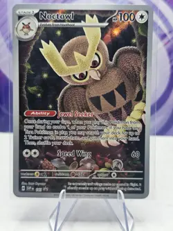 Pokemon TCG Noctowl TCG 141 SV Scarlet & Violet Promo NM - Image 1