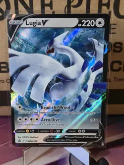 Lugia v SWSH301 Black Star Promo Sword & Shield NM Pokemon TCG - Image 1