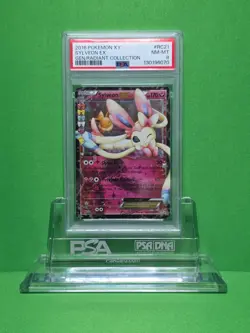 POKEMON 2016 RADIANT COLLECTION SYLVEON EX RC21 PSA 8 - Image 1