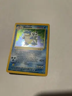 Pokemon TCG Blastoise Base Set Holo Unlimited Rare Card 2/102 Light Play - Image 2