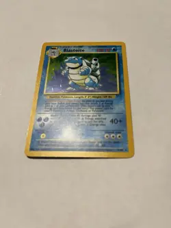 Pokemon TCG Blastoise Base Set Holo Unlimited Rare Card 2/102 Light Play - Image 3