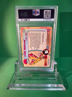 POKEMON TOPPS POKEMON TV MOLTRES ANIMATION SERIES 3 FOIL #149 PSA 7 - Image 2