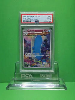 POKEMON 2025 JOURNEY TOGETHER WAILORD ILLUSTRATION RARE 162 PSA 9 - Image 1